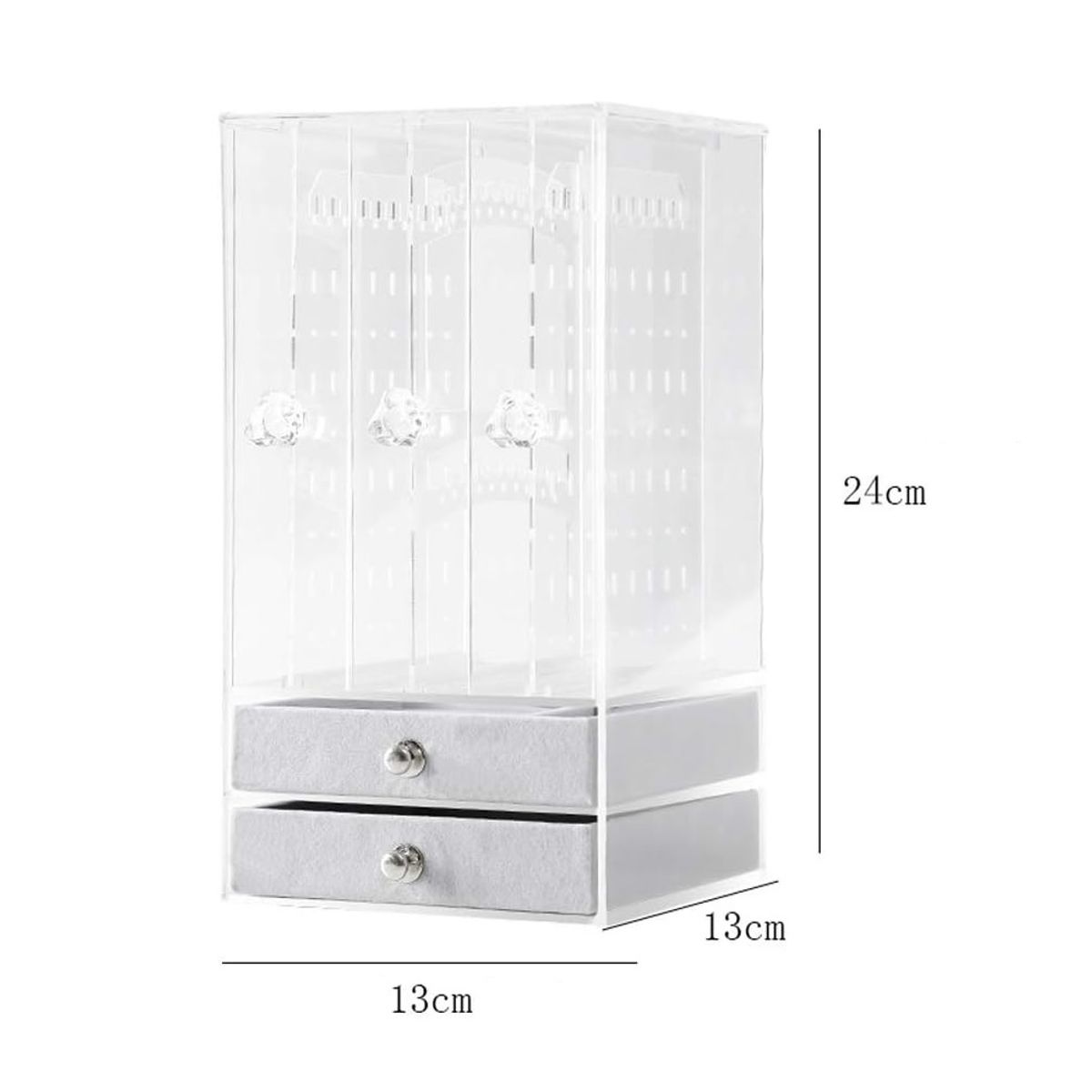 GENERICO - Organizador Exhibidor de Joyas Con Cajones y Compartimientos