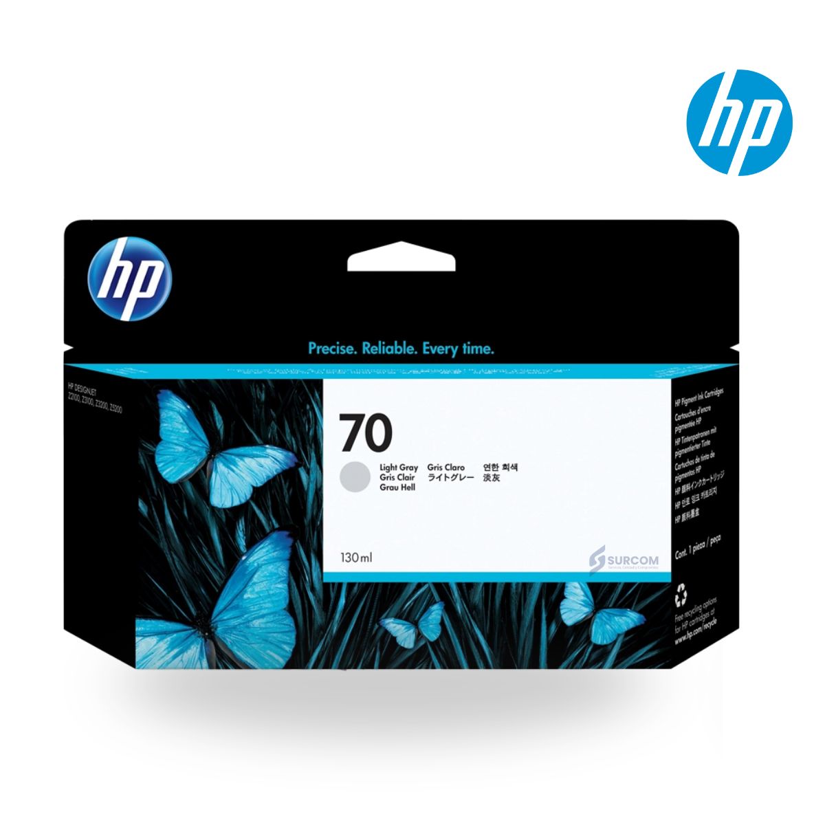 HP - Cartucho HP 70 LIGHT GRAY  Original
