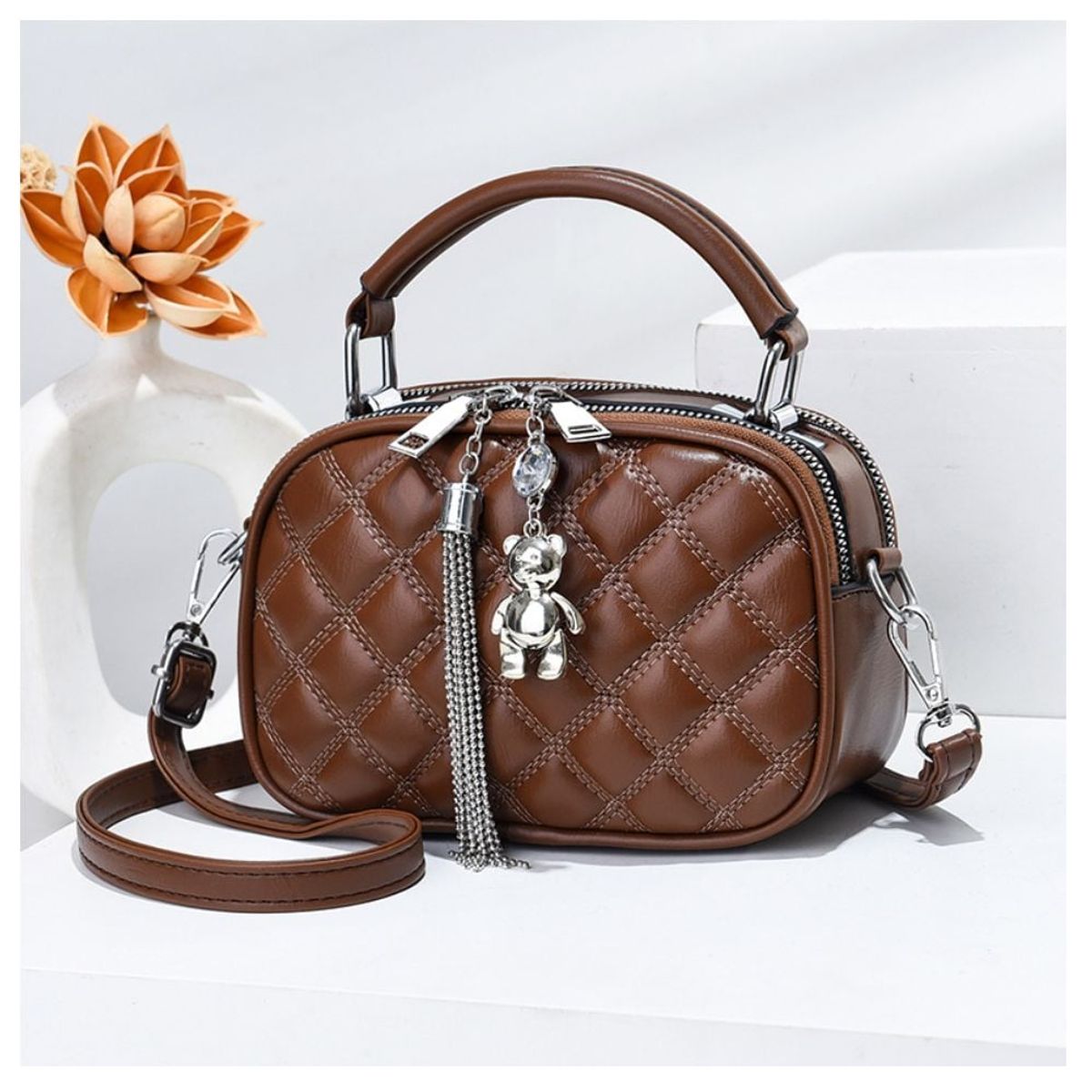 GENERICO - Crossbody Cartera Morral Juliette Osito