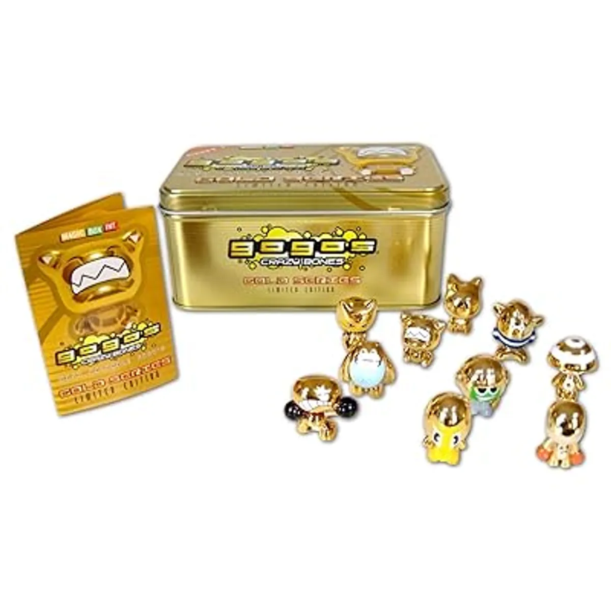 GENERICO - Lata de edición limitada Gogos Crazy Bones Gold Series