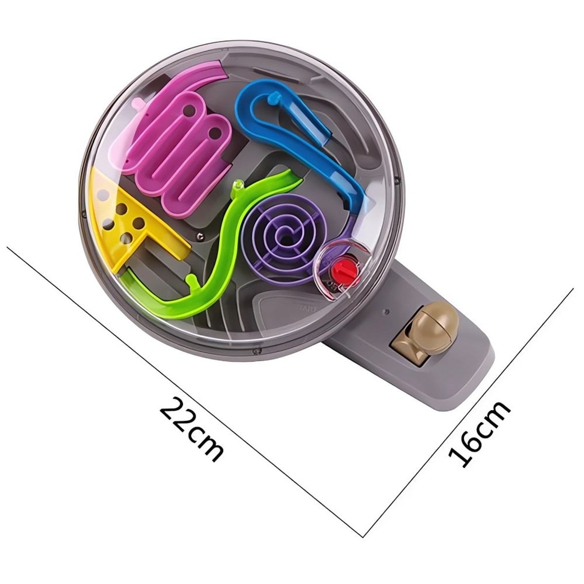 GENERICO - Juego Didáctico Laberinto  Con Palanca De Equilibrio