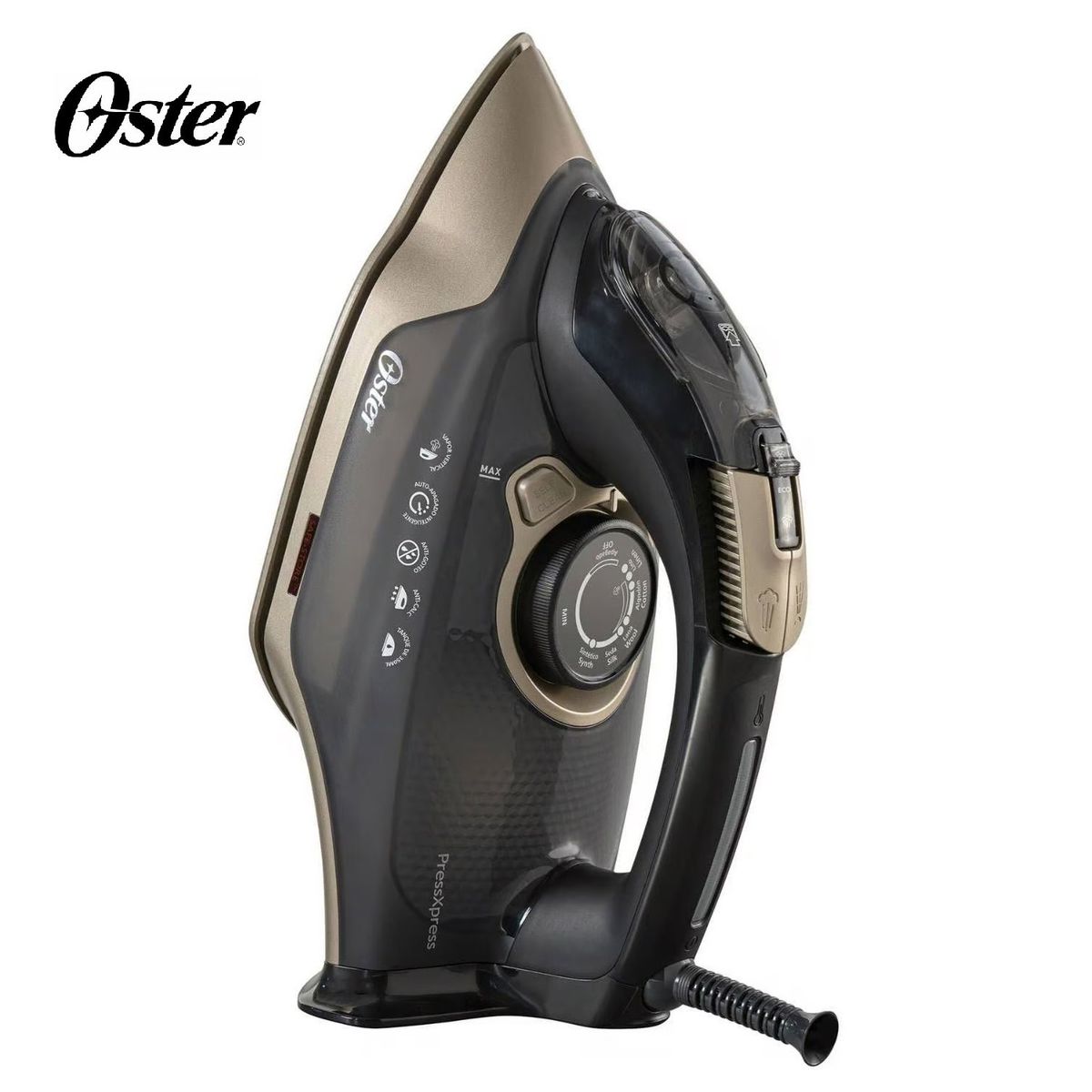 OSTER - Plancha de vapor Suela de Cerámica PRESSXPRESS GCSTPX9000B