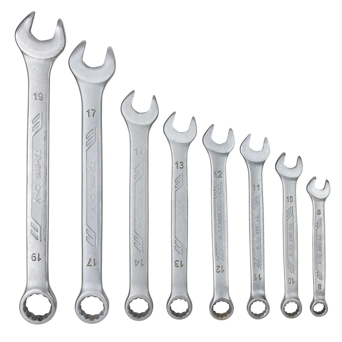 STANLEY - Set de Llaves Combinadas Milimétricas 8 Unidades Stanley STMT73648-LA