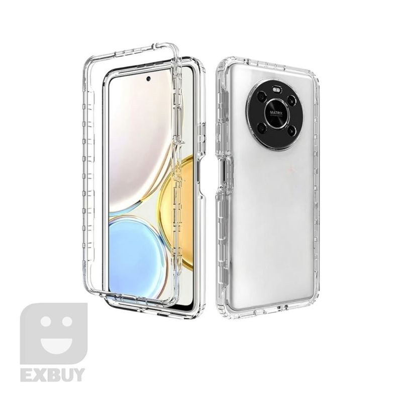 CASE - Case 360 Son 3 en 1 Transparente para Honor 90 Lite
