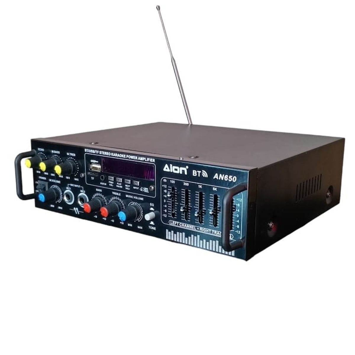 GENERICO - AMPLIFICADOR POWER DE SONIDO DIGITAL  STEREO BLUETOOH  KARAOKE