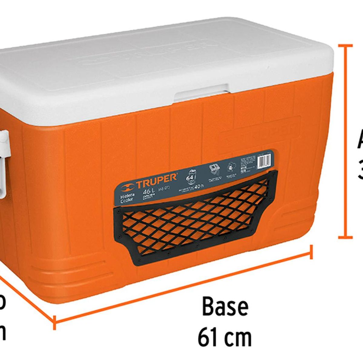 TRUPER - Cooler hielera Truper 46L HIEL-46