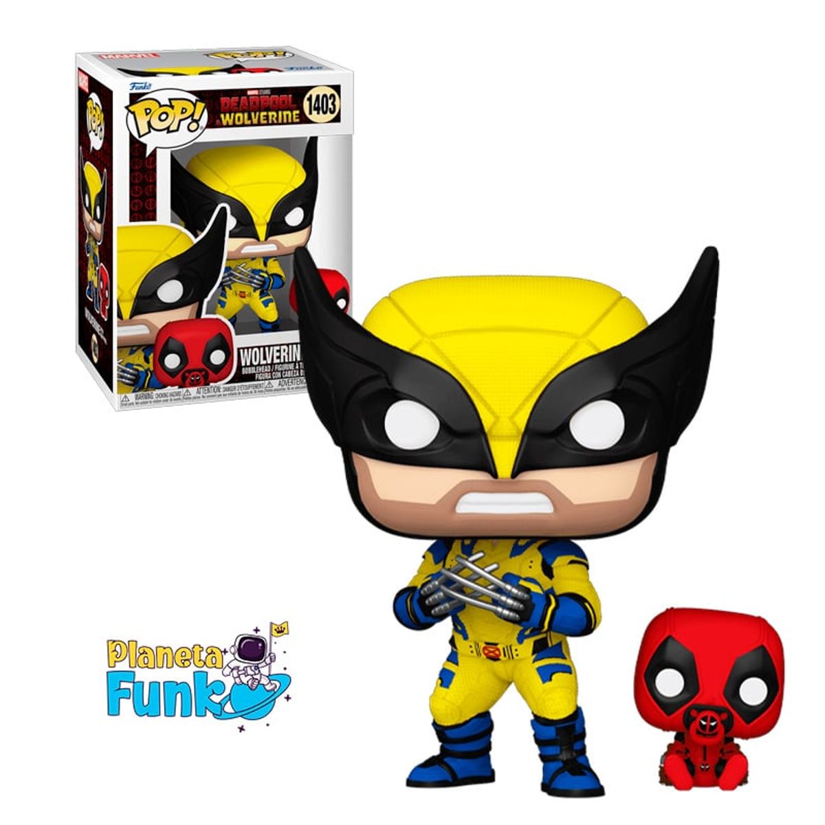 FUNKO - WOLVERINE Y BABYPOOL DEADPOOL 1403 FUNKO POP