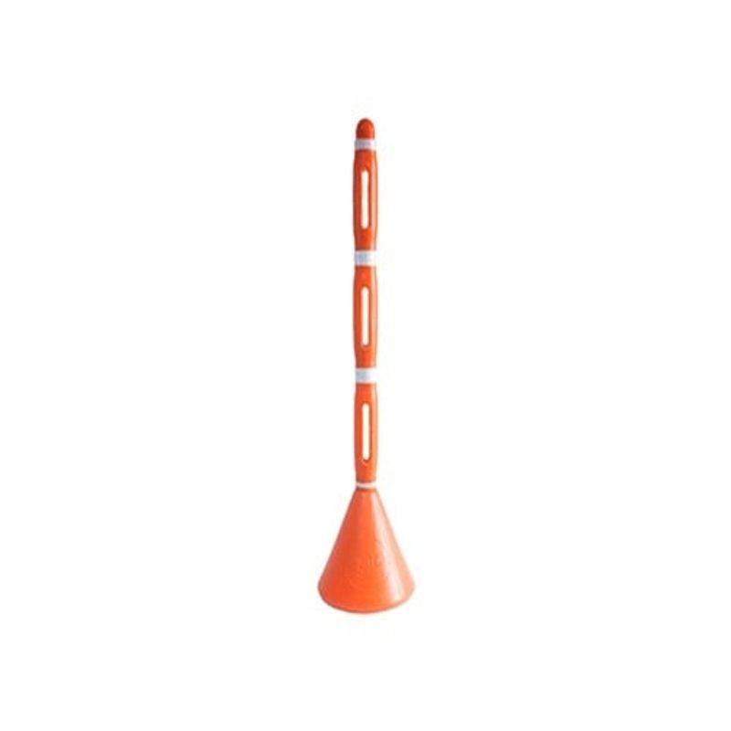 GENERICO - Señalizador Tubular PVC 125cm Altura