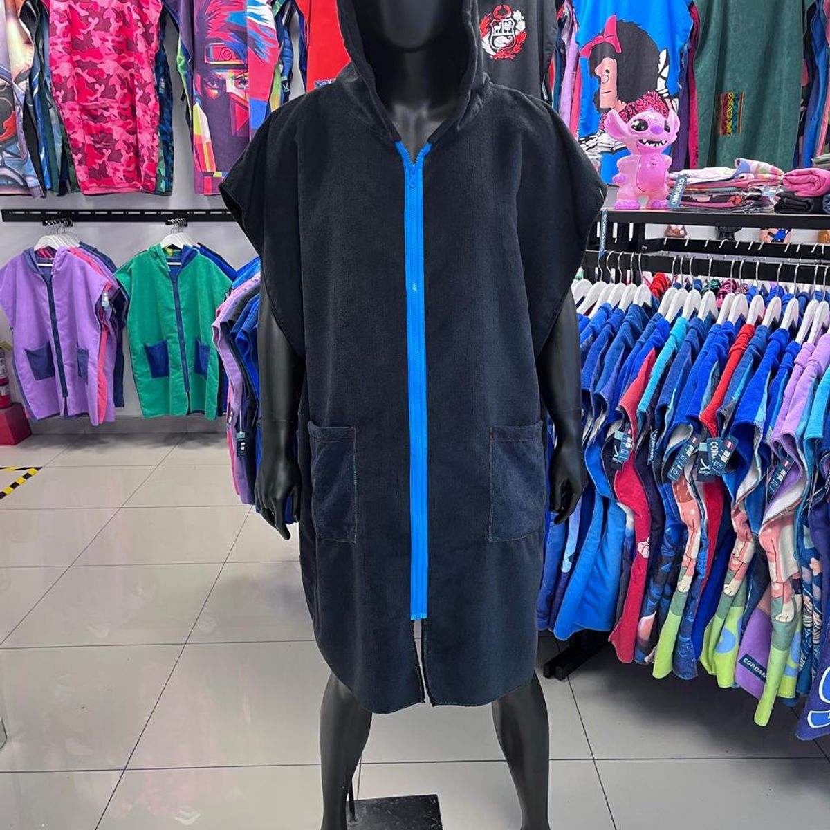 GENERICO - TOALLA CAMBIADOR CORDANO ADULTO L NEGRO CIERRE UNISEX