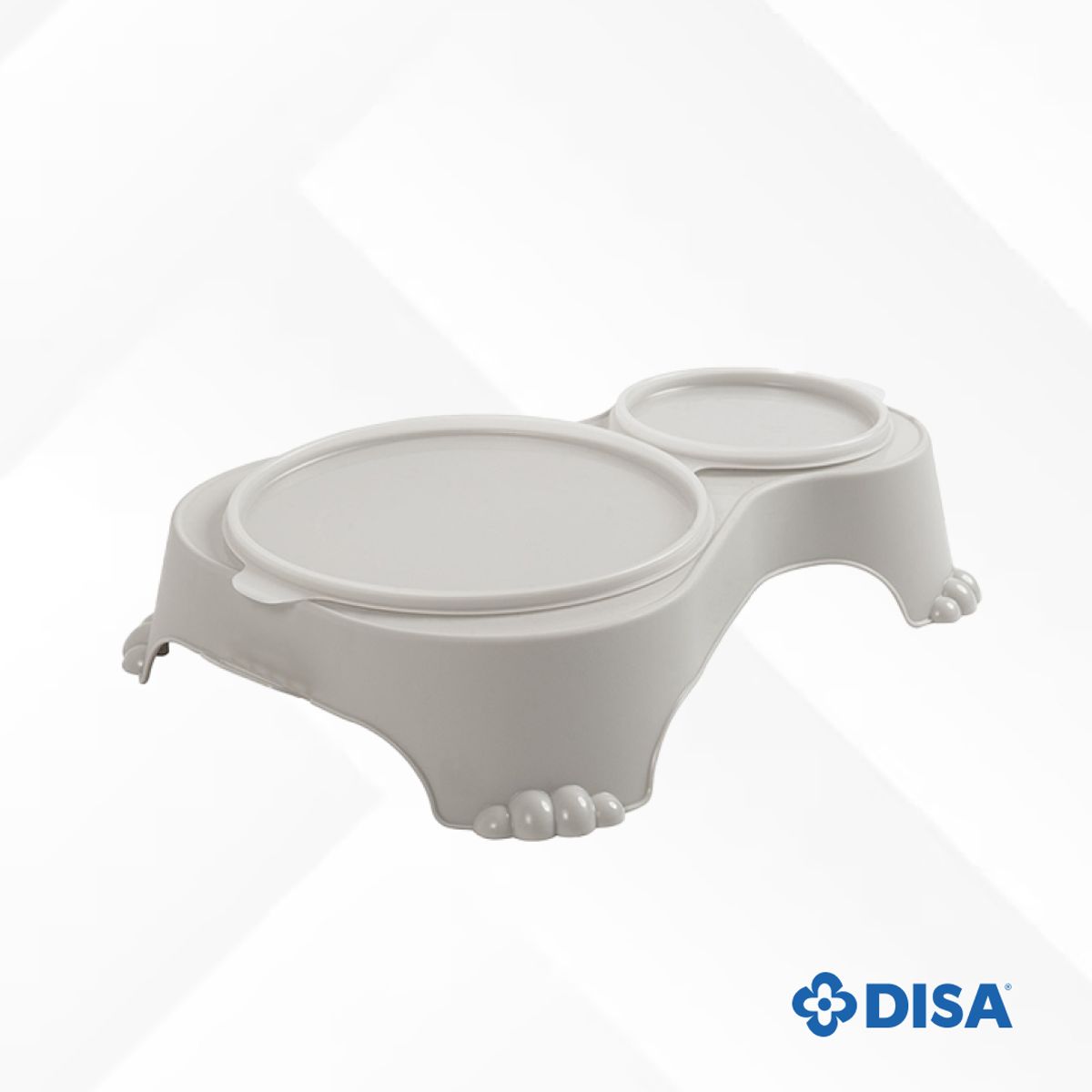 DISA SOLUCIONES ECOEFICIENTES - PLATO DE COMIDA DUO PARA MASCOTAS PERLA