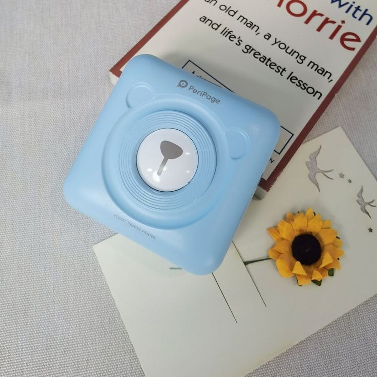 JPSYSTEMS - Impresora portátil térmica PERIPAGE Bluetooth 57mm Celeste