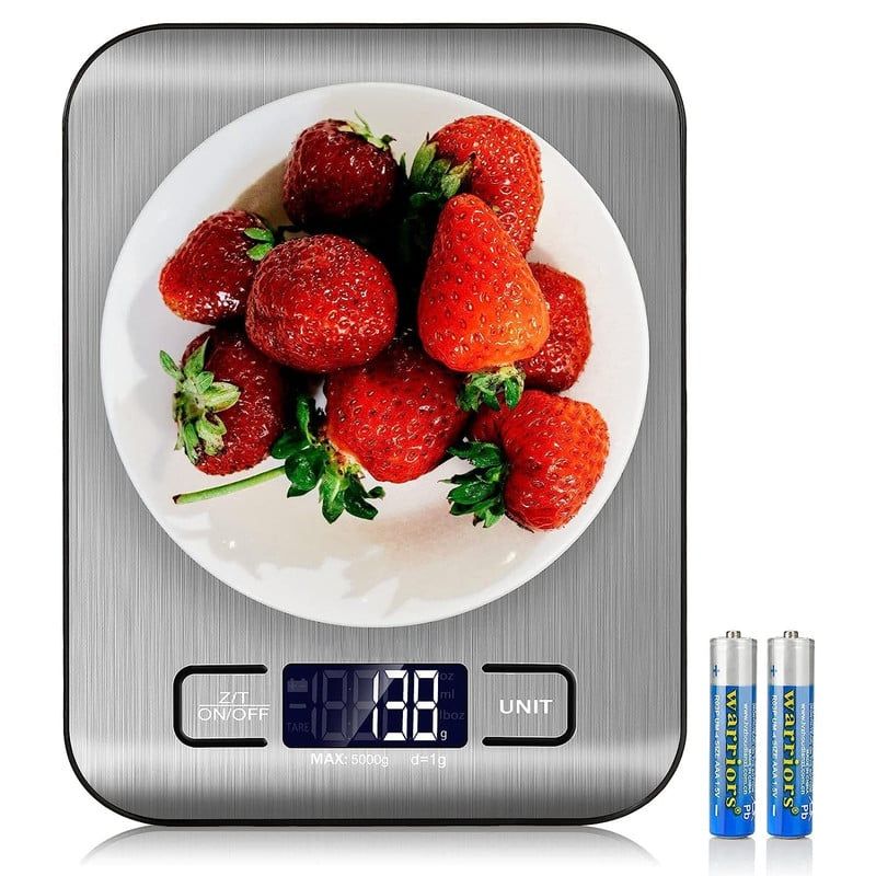 OEM - Balanza Portátil Digital Metálica Gramera Hasta 5 Kilos