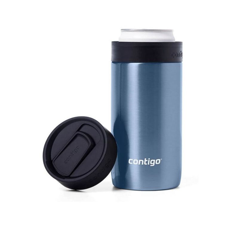 CONTIGO - Vaso Térmico De Acero Inoxidable Contigo River North Can Azul 355ml