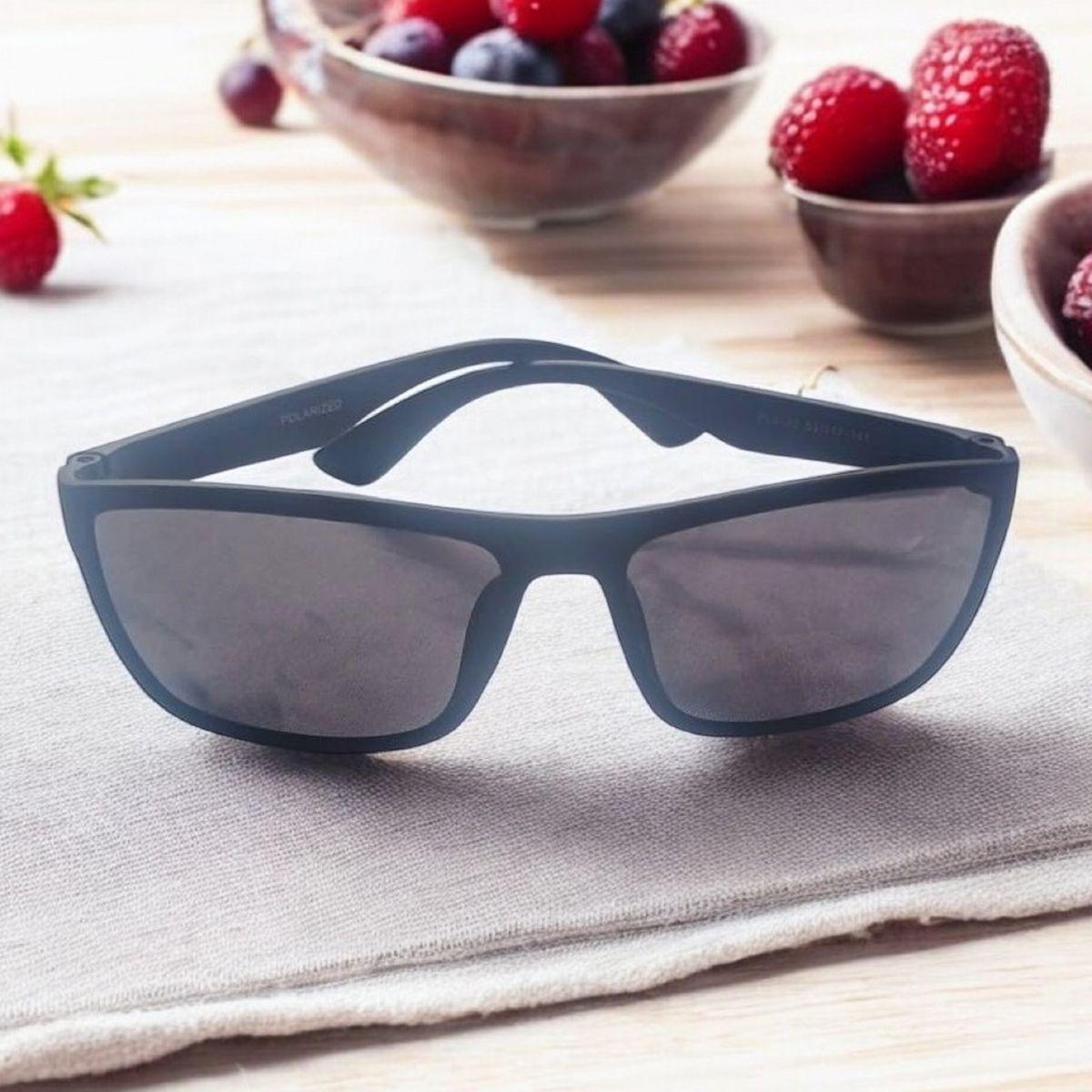 GENERICO - Gafas de Sol Clásico Polarizado Unisex PL5122 Negro