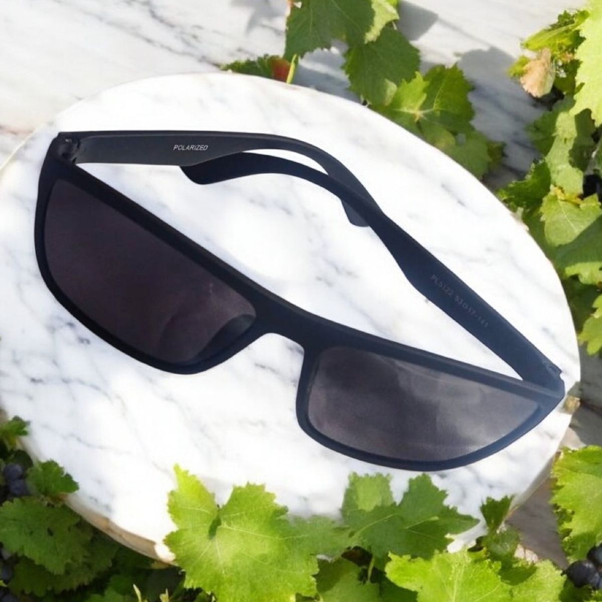 GENERICO - Gafas de Sol Clásico Polarizado Unisex PL5122 Negro