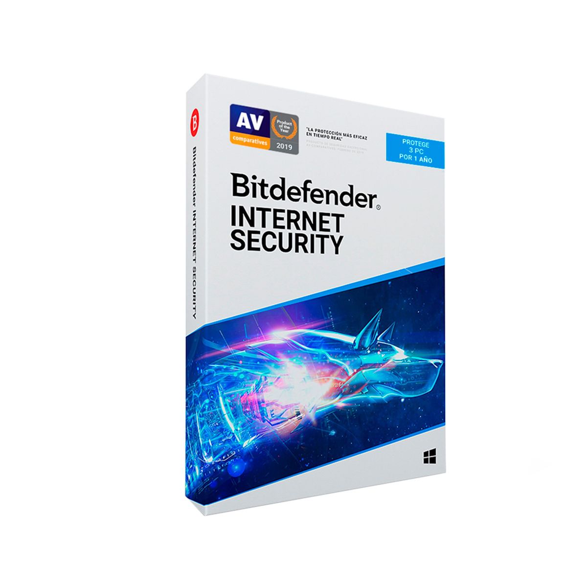 BITDEFENDER - SOFTWARE BITDEFENDER INTERNET SECURITY PARA 3 PCS PN SWB11020058