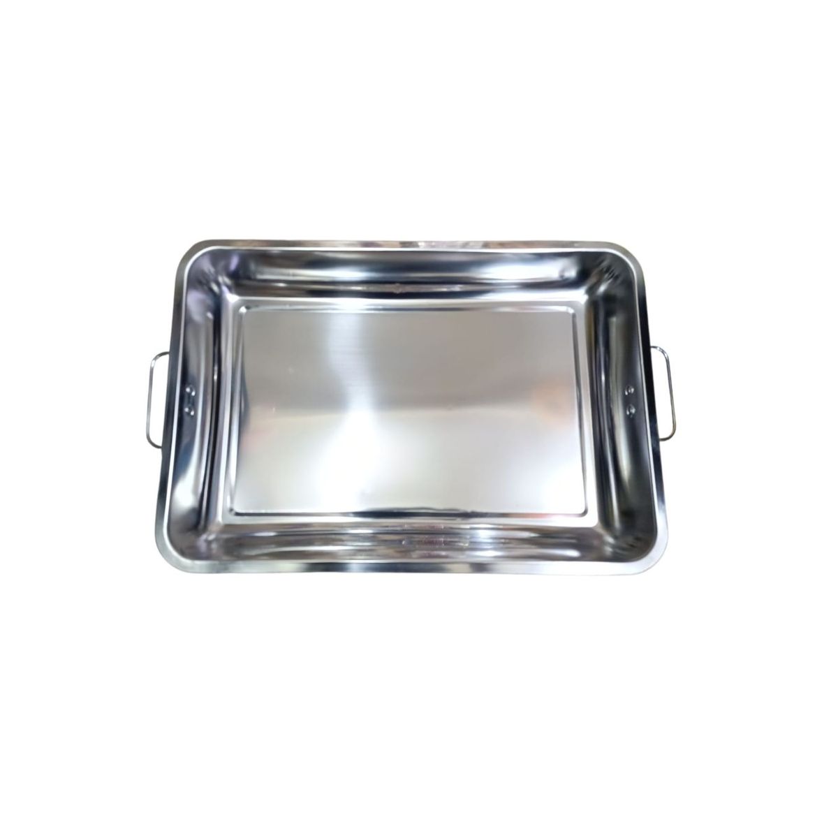 GENERICO - Asadera 50 cm x 35 cm x 6 cm de acero inoxidable