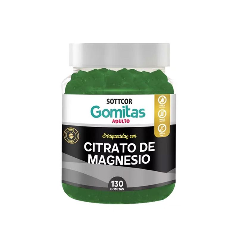 GENERICO - Gomitas Adultos Citrato de Magnesio 130 Gomitas - Sottcor