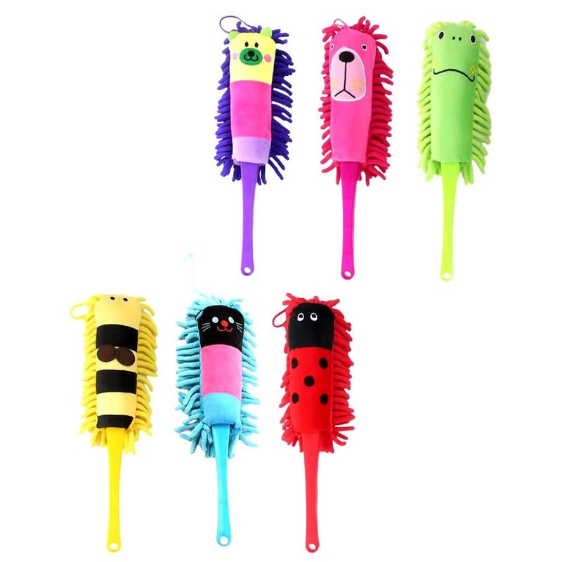 OTTOWARE - Set 3 Cepillo de Microfibra para Limpieza Colores Variados