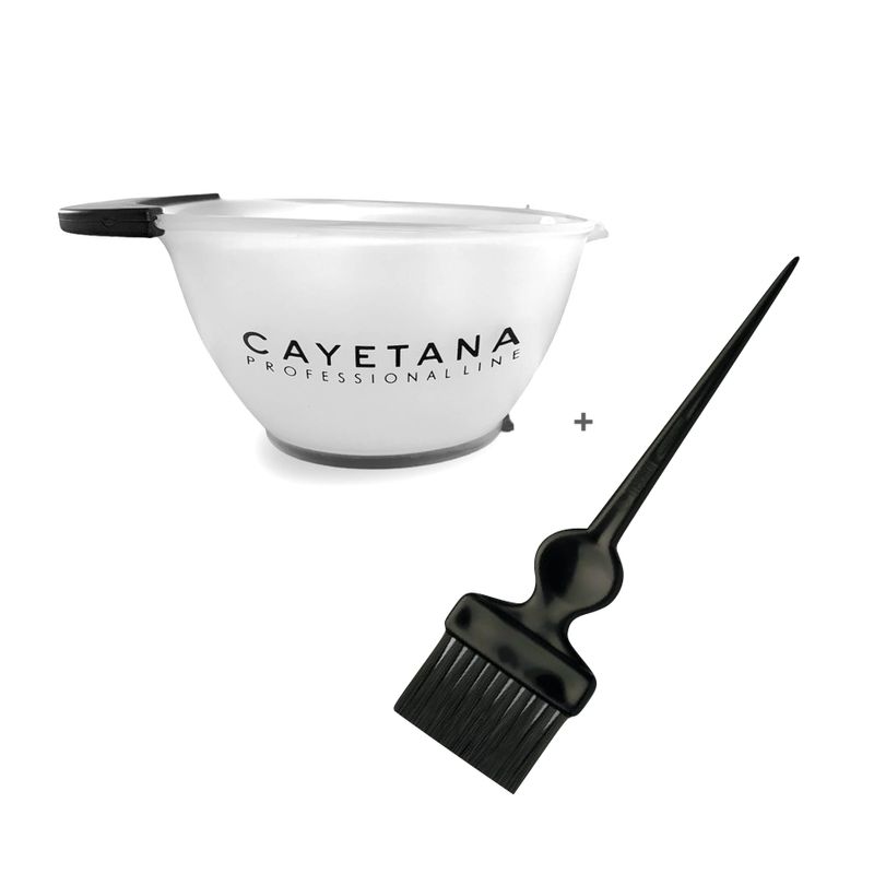 CAYETANA - Bowl Blanco CAYETANA  y Brocha de Tinturacion TERMIX