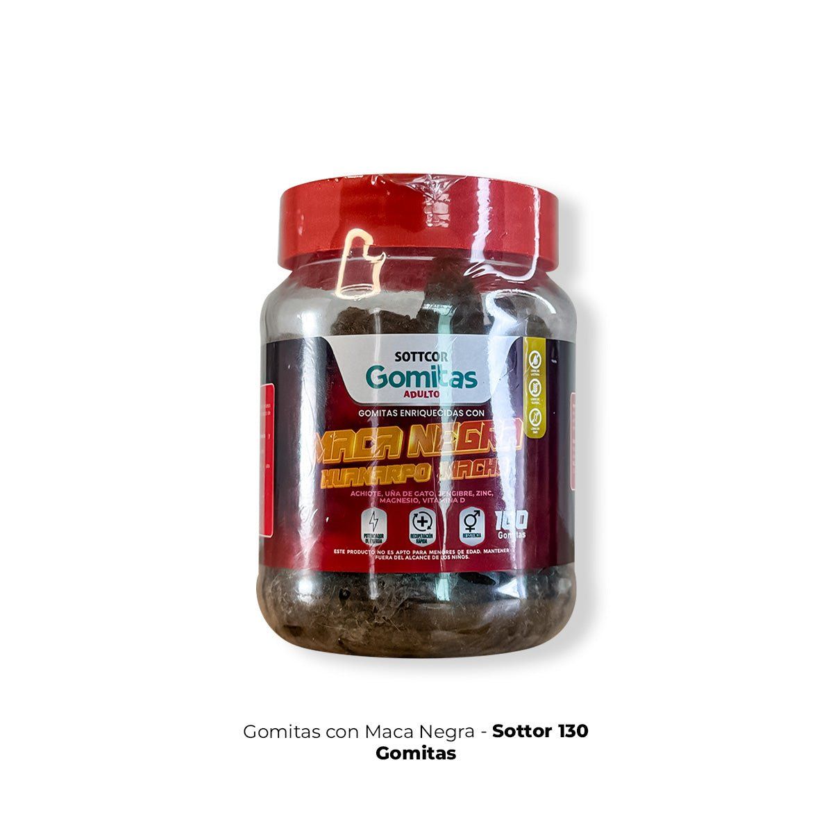 GENERICO - Gomitas con Maca Negra Sottcor 100 Gomitas