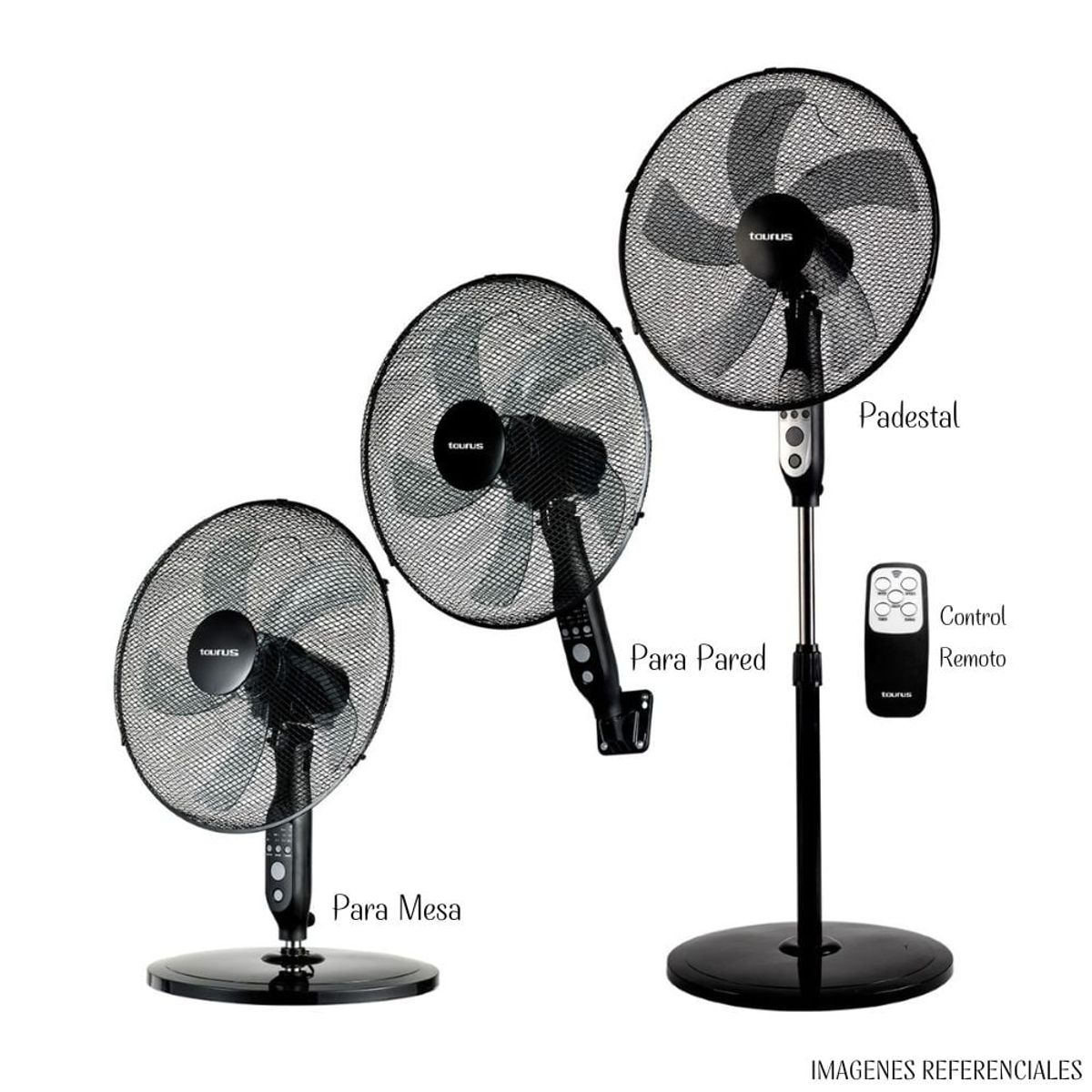 TAURUS - Ventilador Apolo Taurus 3 en 1 - 100 watts