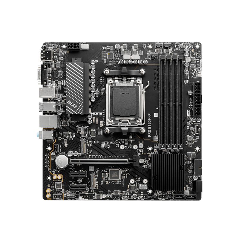 MSI - MOTHERBOARD MSI CHIPSET AMD B650 SOCKET AMD AM5MATX PN PRO B650M-P