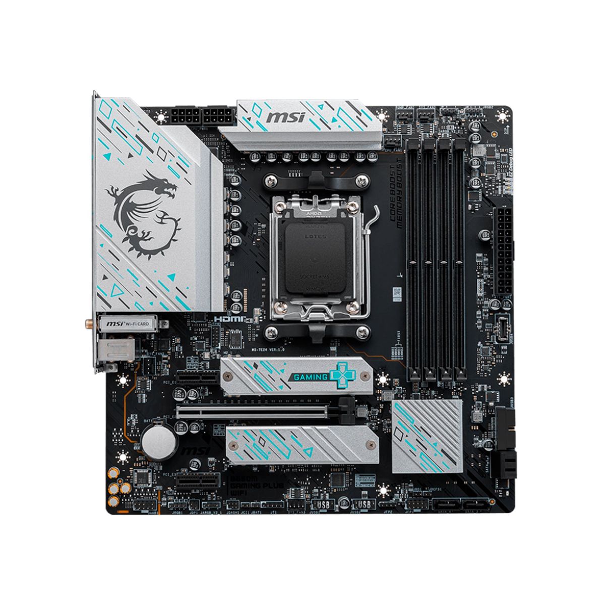 MSI - MOTHERBOARD MSI SOCKET AMD AM5 MATX PN B650M GAMING PLUS WIFI