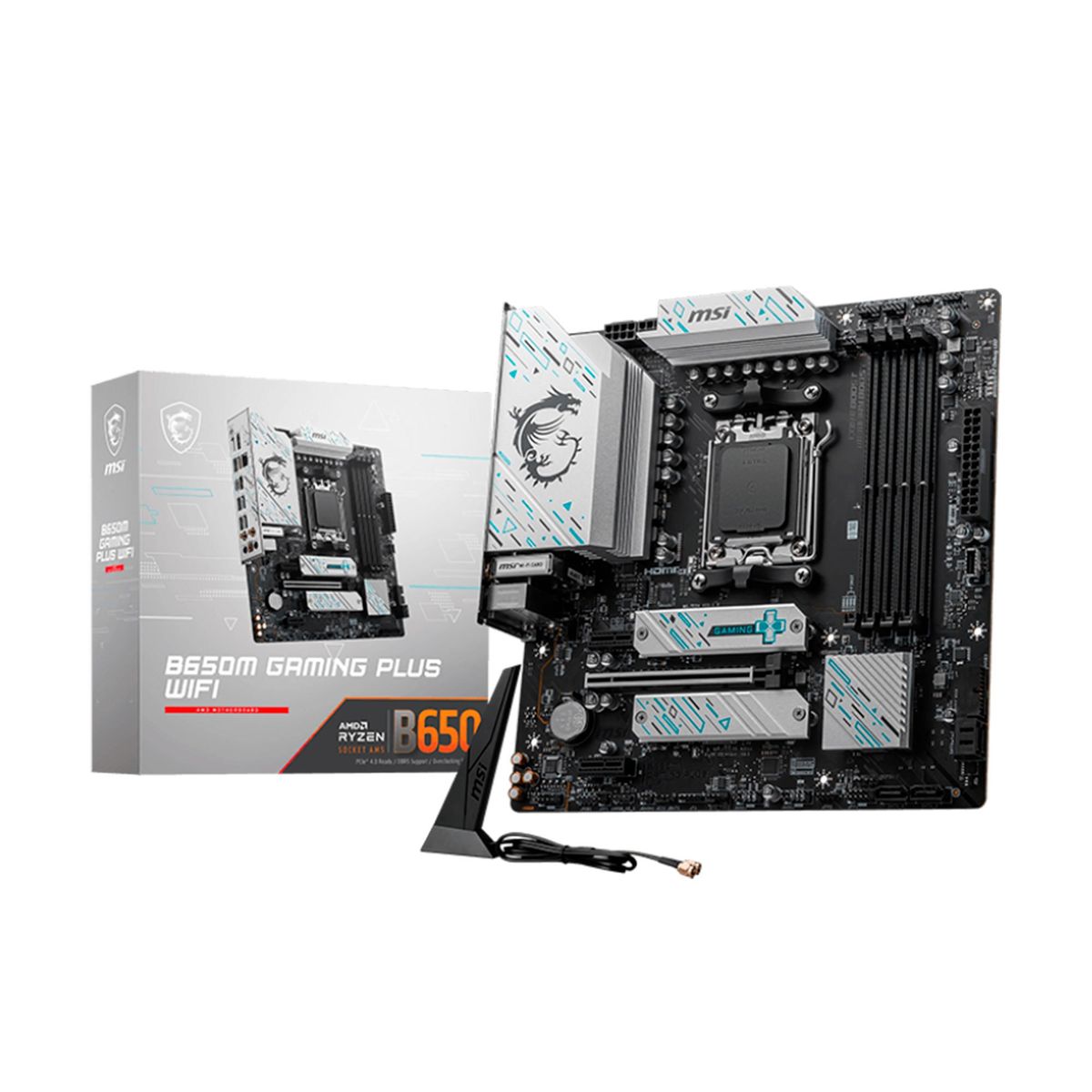 MSI - MOTHERBOARD MSI SOCKET AMD AM5 MATX PN B650M GAMING PLUS WIFI