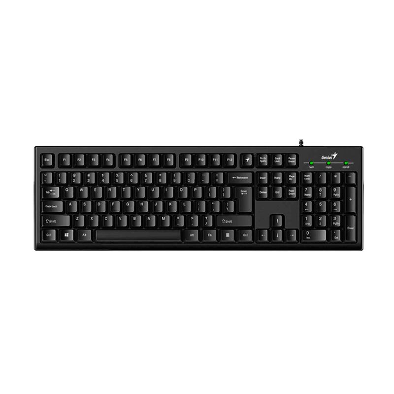 GENIUS - TECLADO GENIUS SMART KB-100 USB SP COLOR NEGRO PN 31300005401