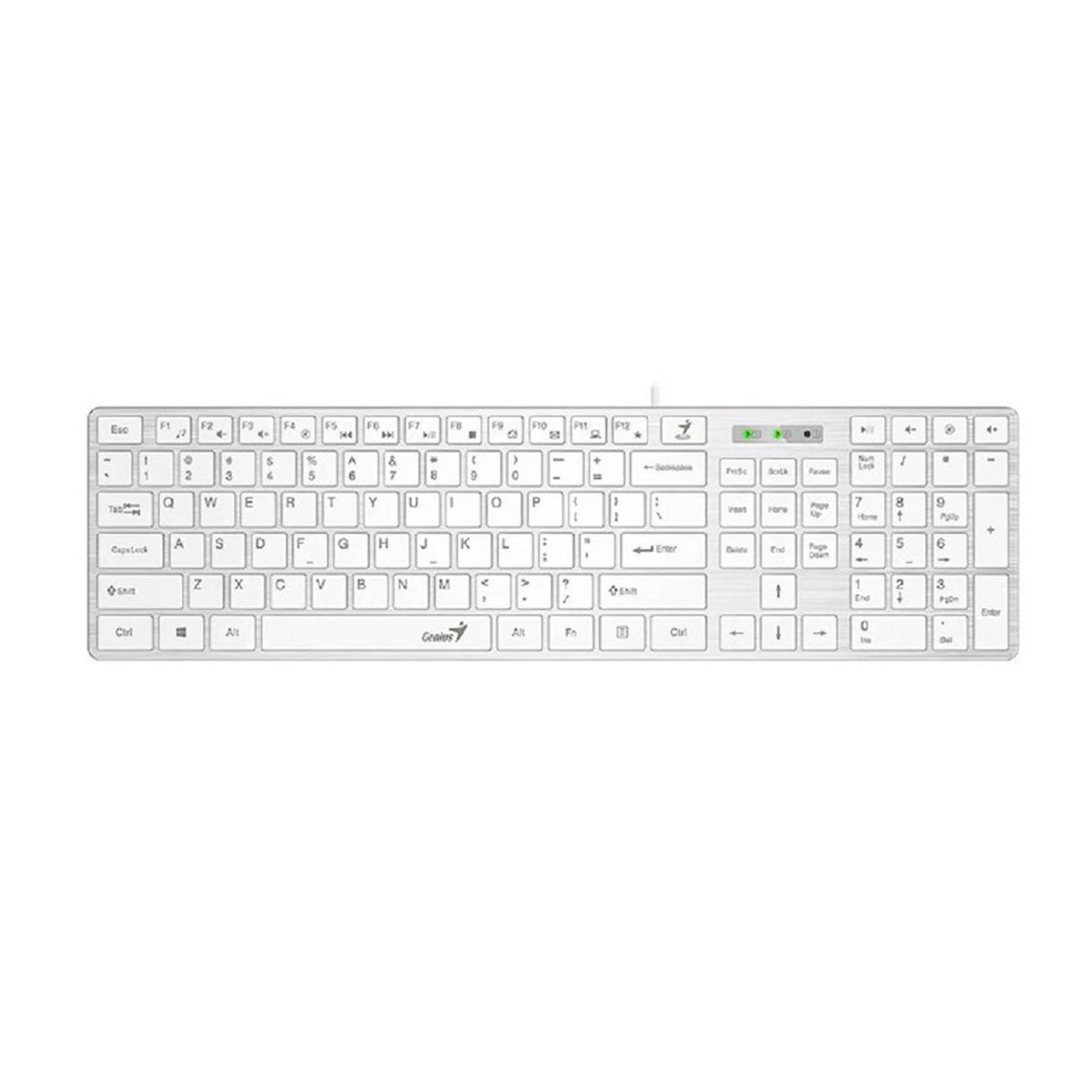 GENIUS - TECLADO GENIUS SMART SLIMSTAR 126 USB SP BLANCO PN 31310017409