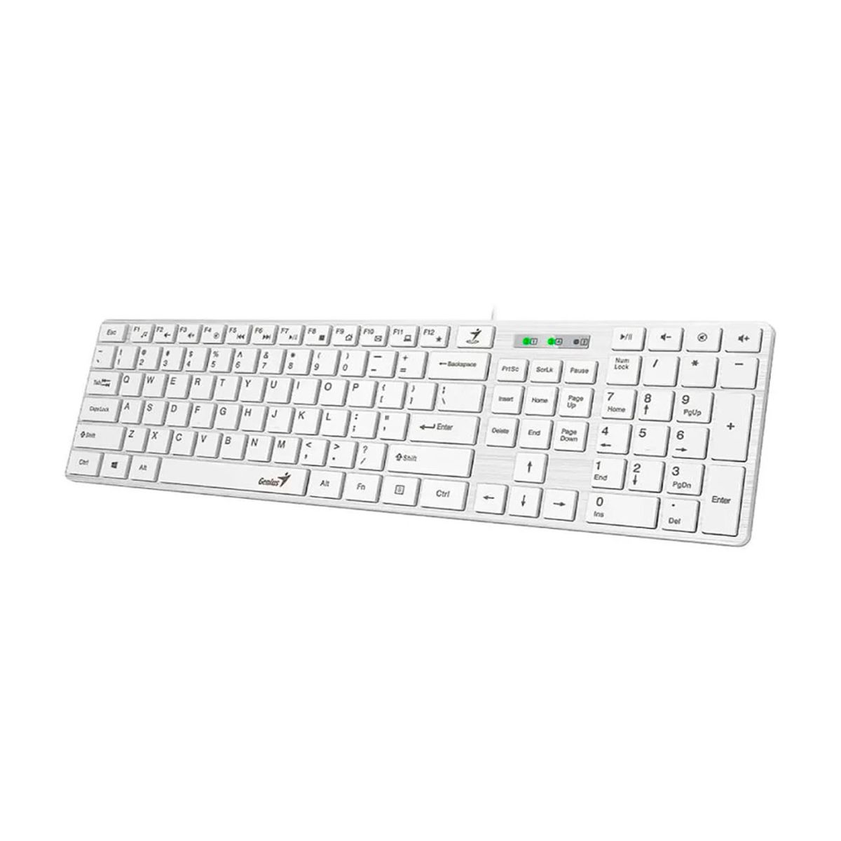 GENIUS - TECLADO GENIUS SMART SLIMSTAR 126 USB SP BLANCO PN 31310017409