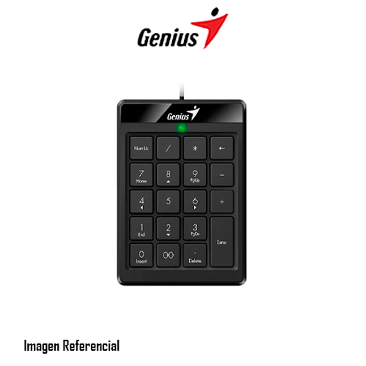 GENIUS - TECLADO GENIUS NUMPAD 110 USB CHOCOLATE KEYS NEGRO PN 31300016400