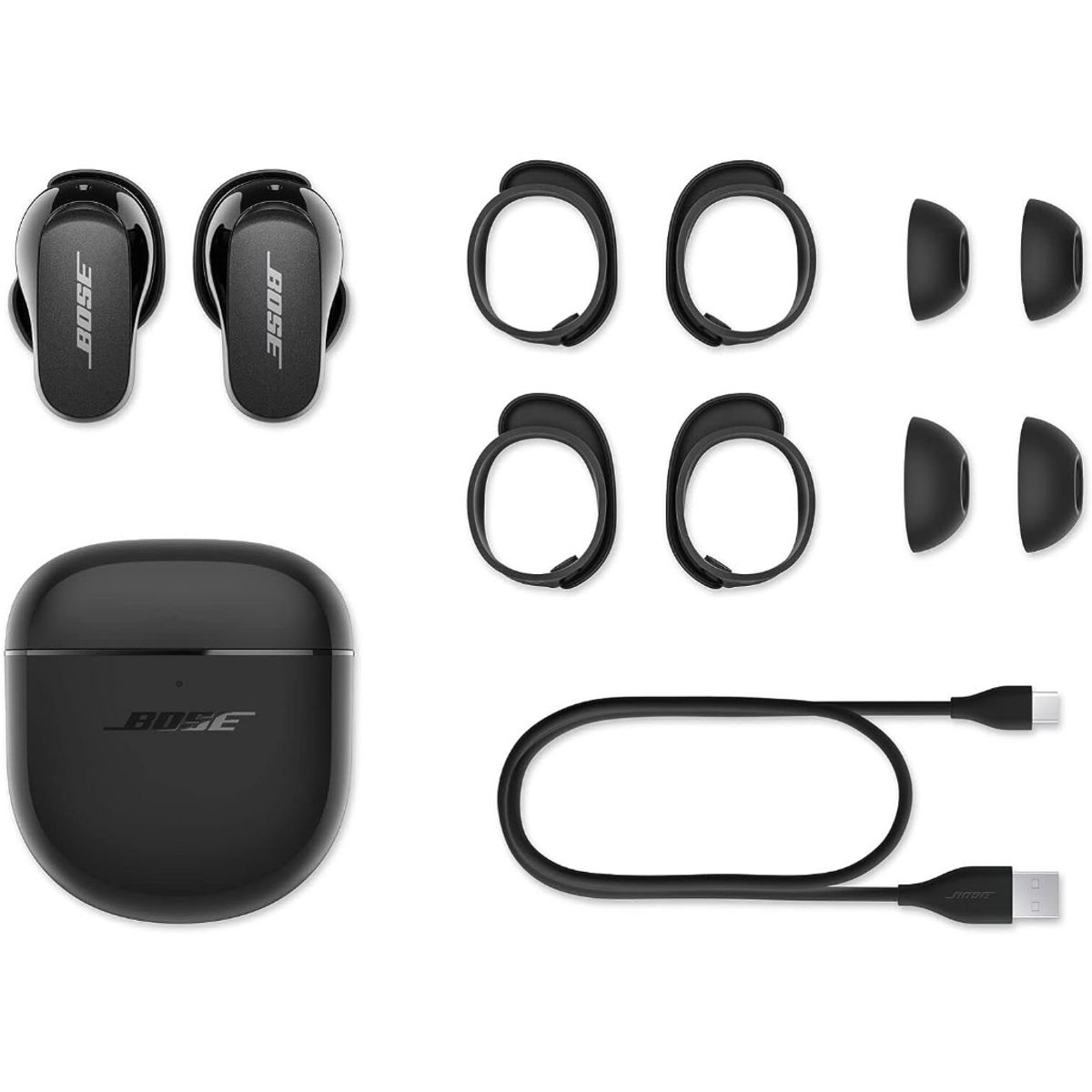 BOSE - Audífonos Bluetooth Bose QuietComfort Earbuds II Negro