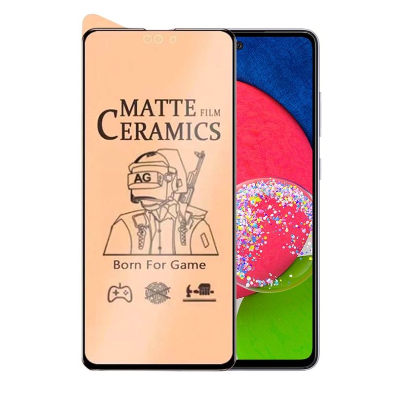 GENERICO - Mica para Samsung A55 5G Protector de Cerámica Mate Antishock