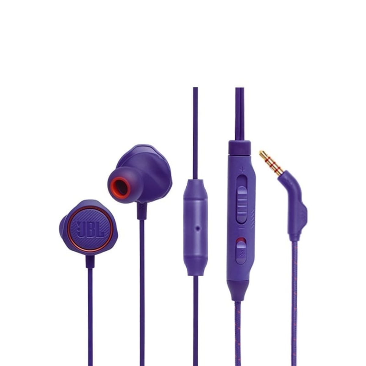JBL - Audífonos JBL Quantum 50 Cable Gaming Control Púrpura