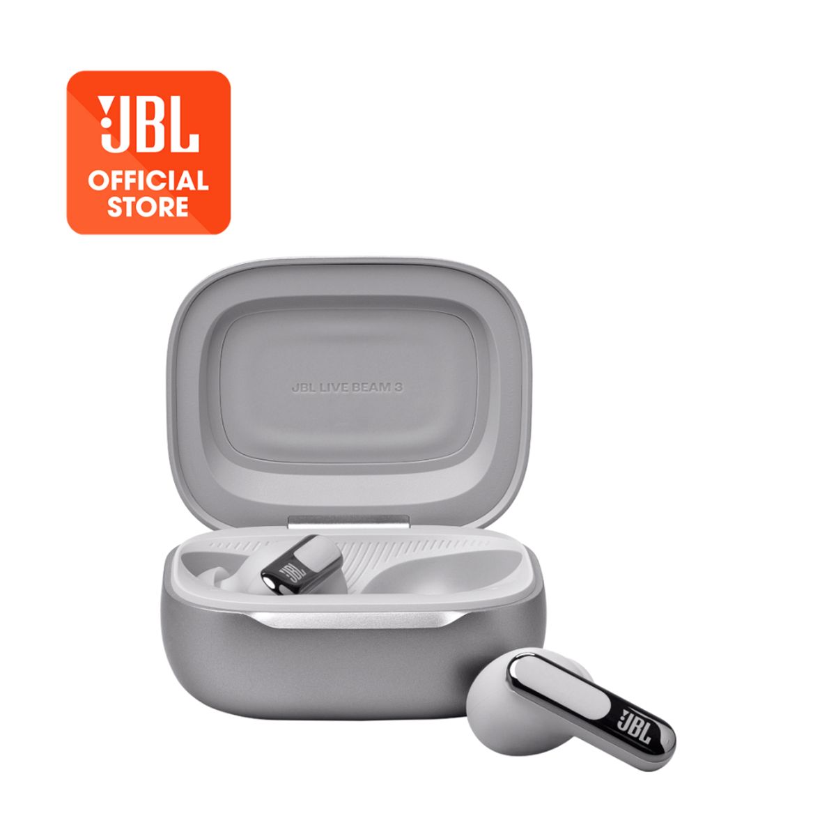JBL - Audífonos Bluetooth JBL Live Beam 3 Plata
