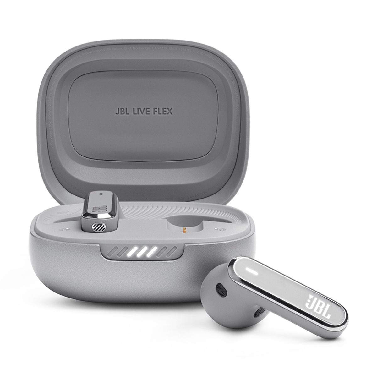 JBL - Audífonos Bluetooth JBL Live Flex Plata