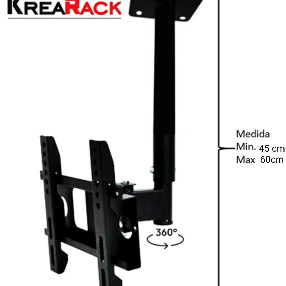 GENERICO - RACK DE TECHO NACIONAL PARA TV 26 A 43" / NEGRO