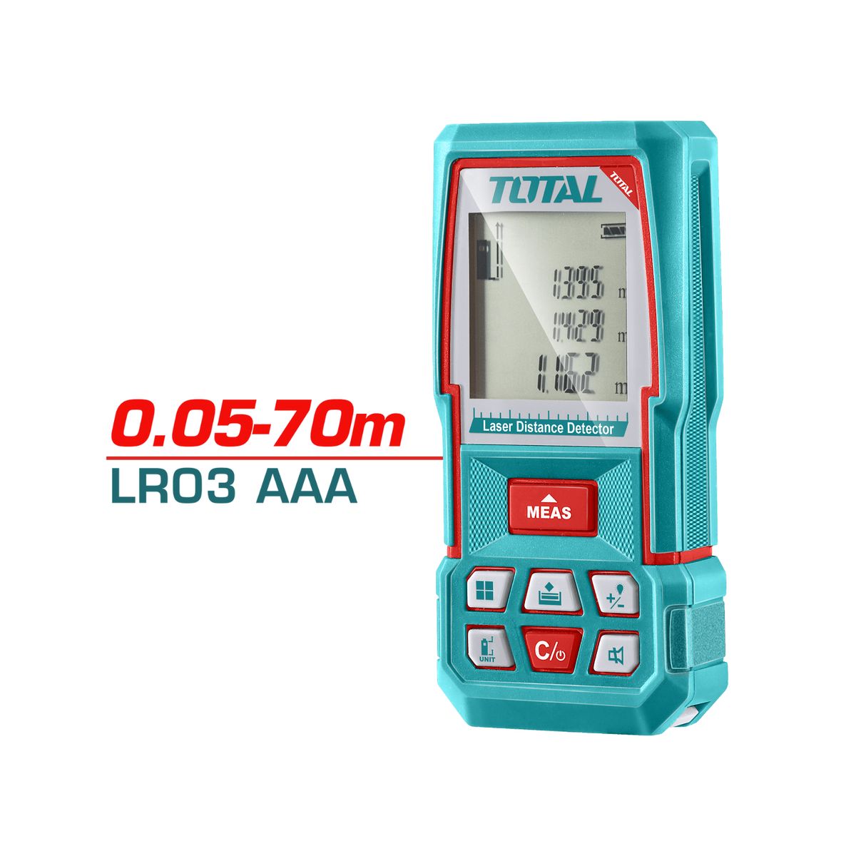TOTAL TOOLS - Medidor De Distancia Laser 70m Total