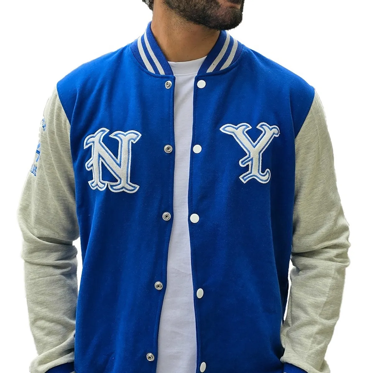 NEW YORK STARS - Casaca Modelo Americana-NY 84- Azulino -