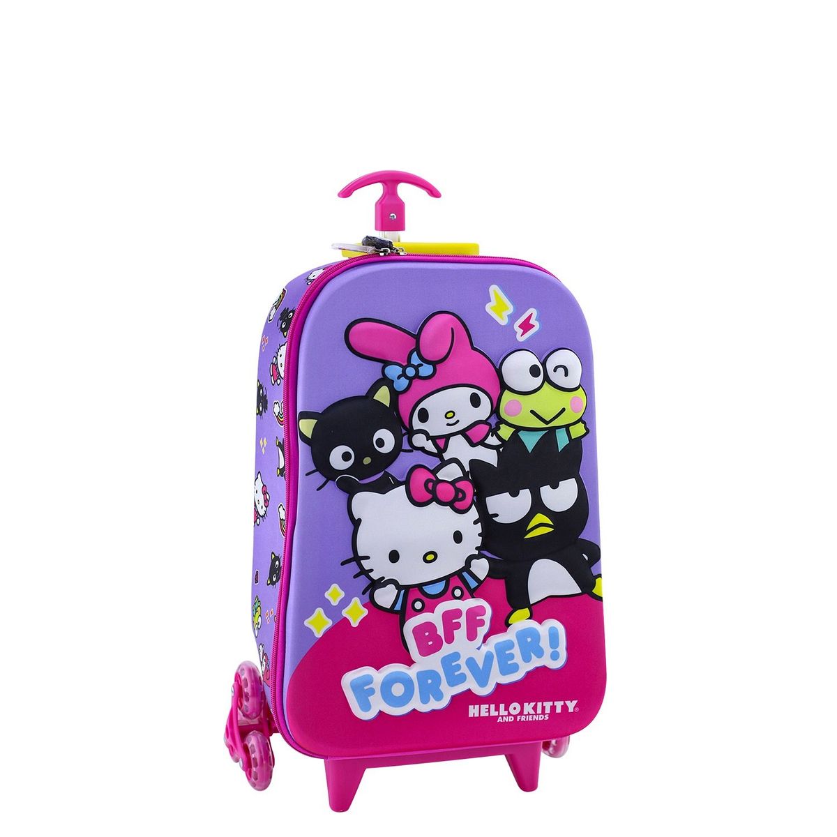 SCOOL - Set Maleta Full 3D EVA Triple Rueda Scool Ranger - HELLO KITTY