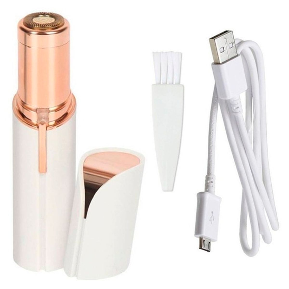 PERU IMPORTACIONES - Depiladora facial de rostro menton barbilla - Depiladora recargable