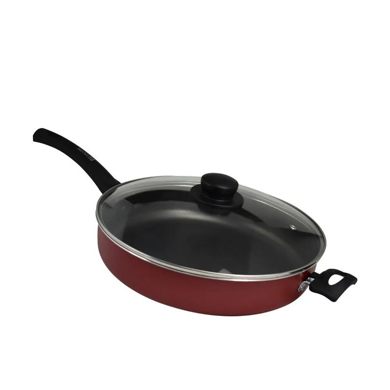 FACUSA - Cacerola Estela 30 cm Antiadherente T/V - Rojo Facusa 75032049