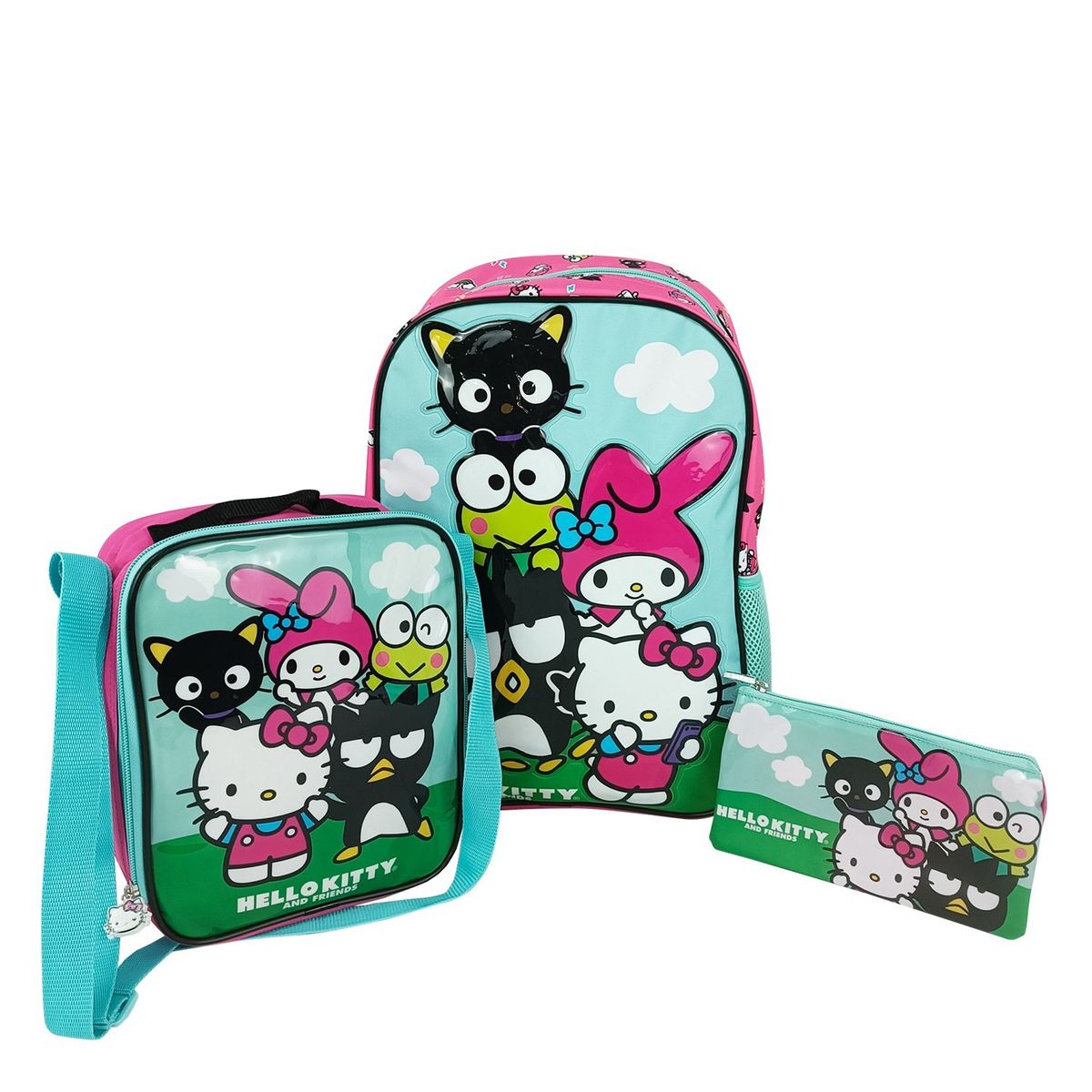 SCOOL - Set Mochila Oficio Scool Kombat - HELLO KITTY & FRIENDS