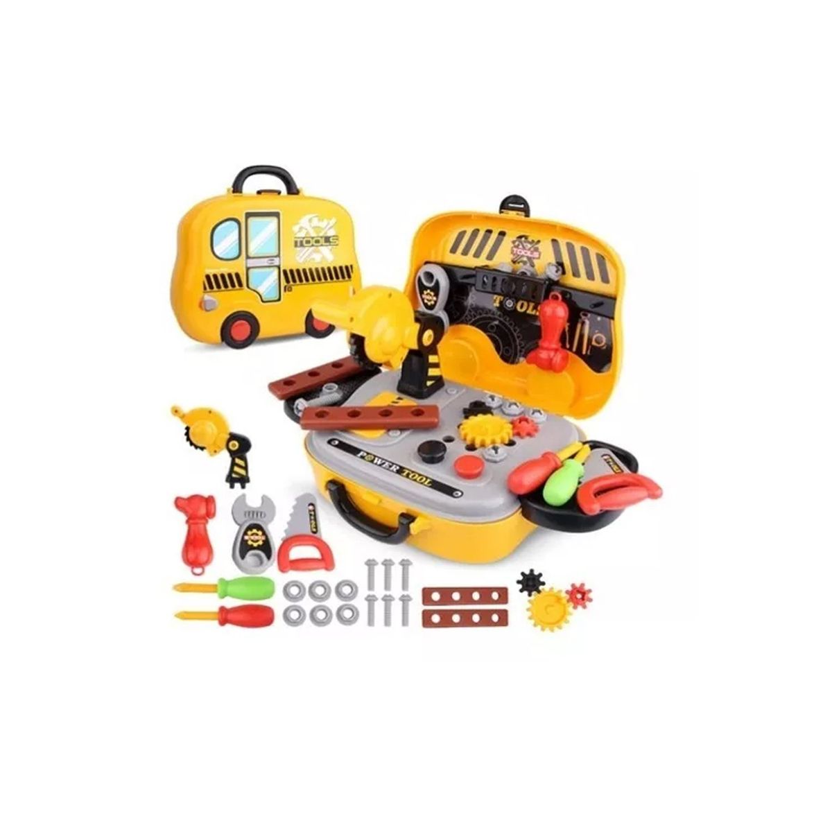 GENERICO - Juguete Set Mochila de Herramientas 2 en 1 008-916A