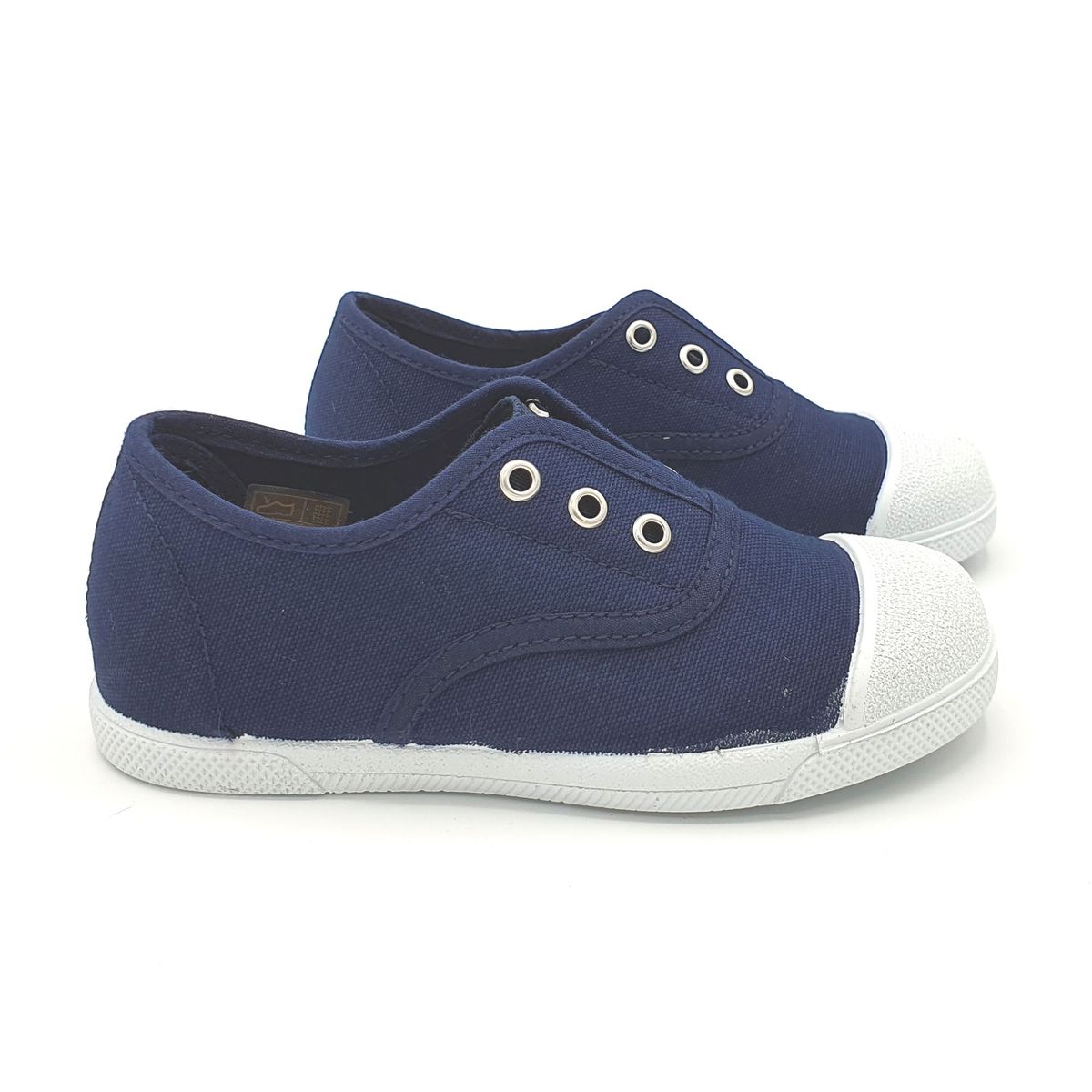 MAK SHOES - ZAPATILLA MODELO BAMBA NIÑONIÑA SIN CORDONES PUNTERA DE GOMA EU 24-37