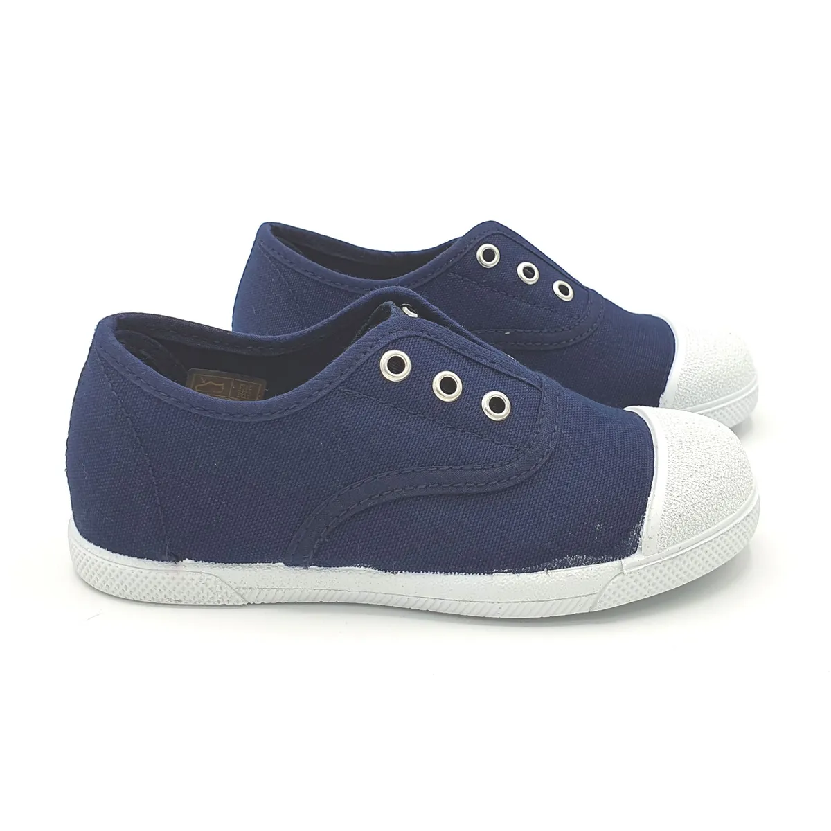 MAK SHOES - ZAPATILLA MODELO BAMBA NIÑONIÑA SIN CORDONES PUNTERA DE GOMA EU 24-37