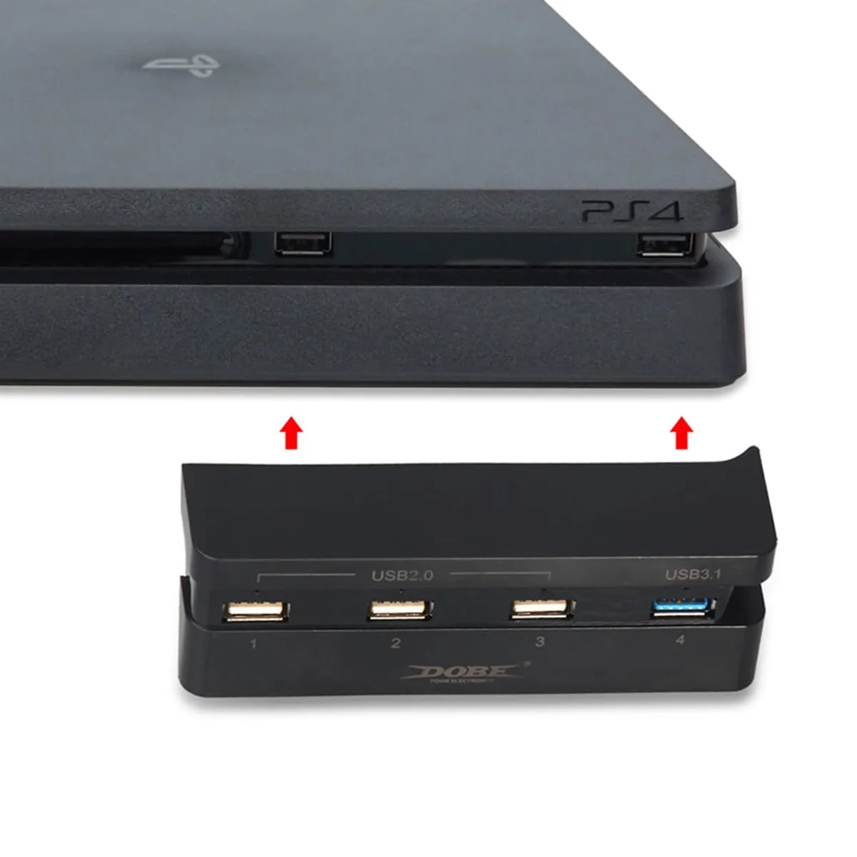 VARIOS - Hub USB Multipuerto para PS4 Slim