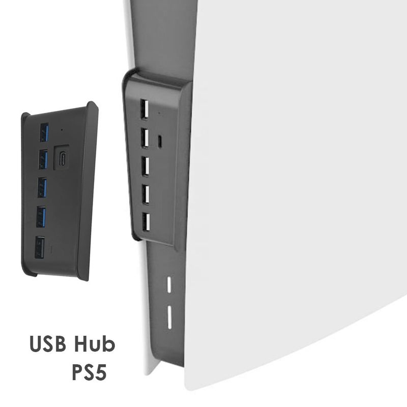 VARIOS - Hub USB Multipuerto para PS5 Standard y Digital